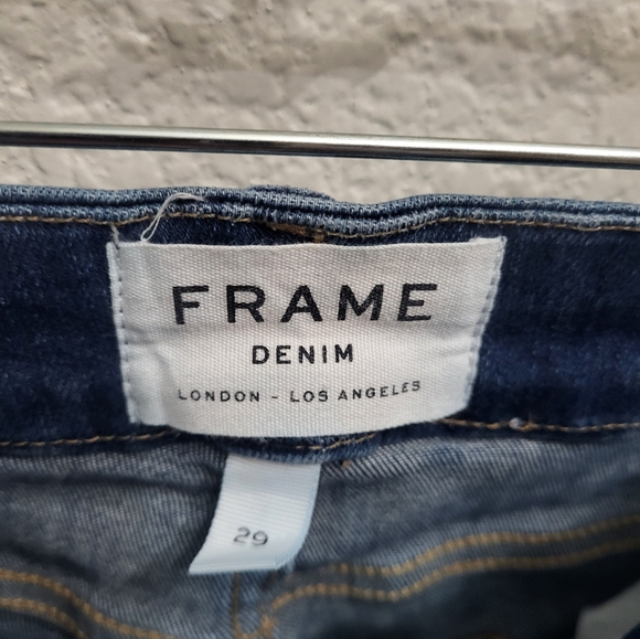 Frame High Rise  Crop Mini Boot - Picture 2 of 4